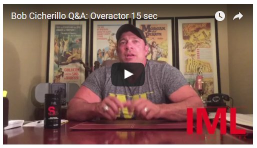Bob Cicherillo Q&A: Overactor 15 sec