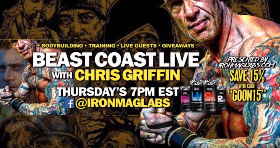 Beast Coast LIVE – Boston Bodybuilder Chris Griffin Speaks!