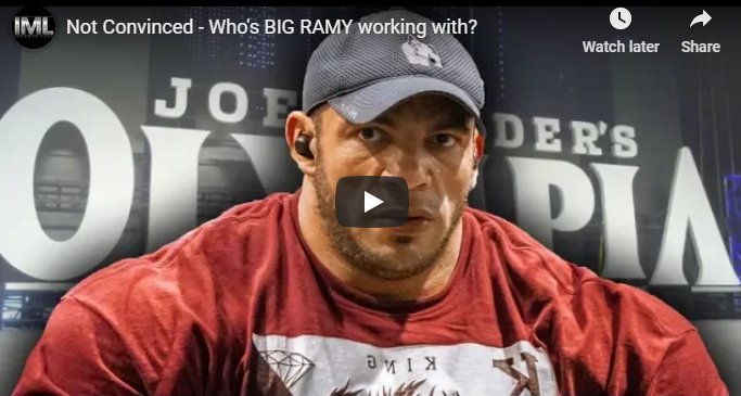 Not Convinced – Who’s BIG RAMY working with?