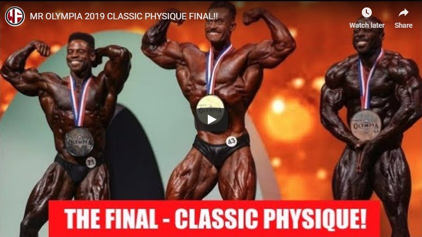 Classic Physique For The Win! Classic Physique For The Win!