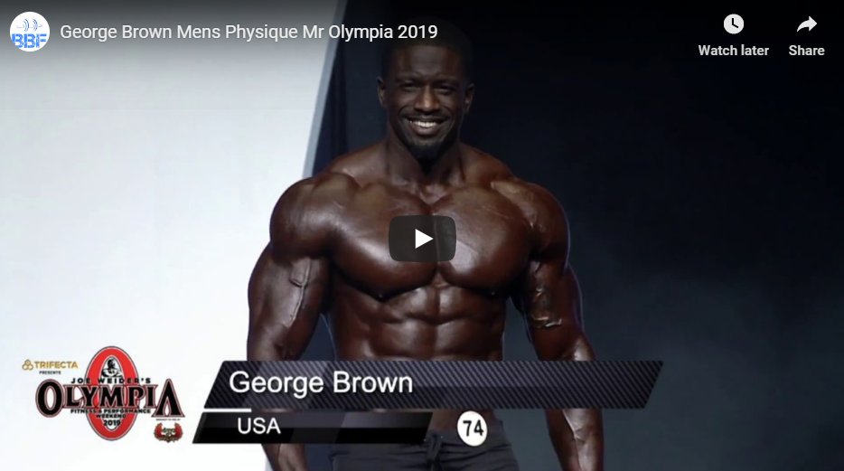 George Brown Is Ready for the 2020 Arnold Classic!
