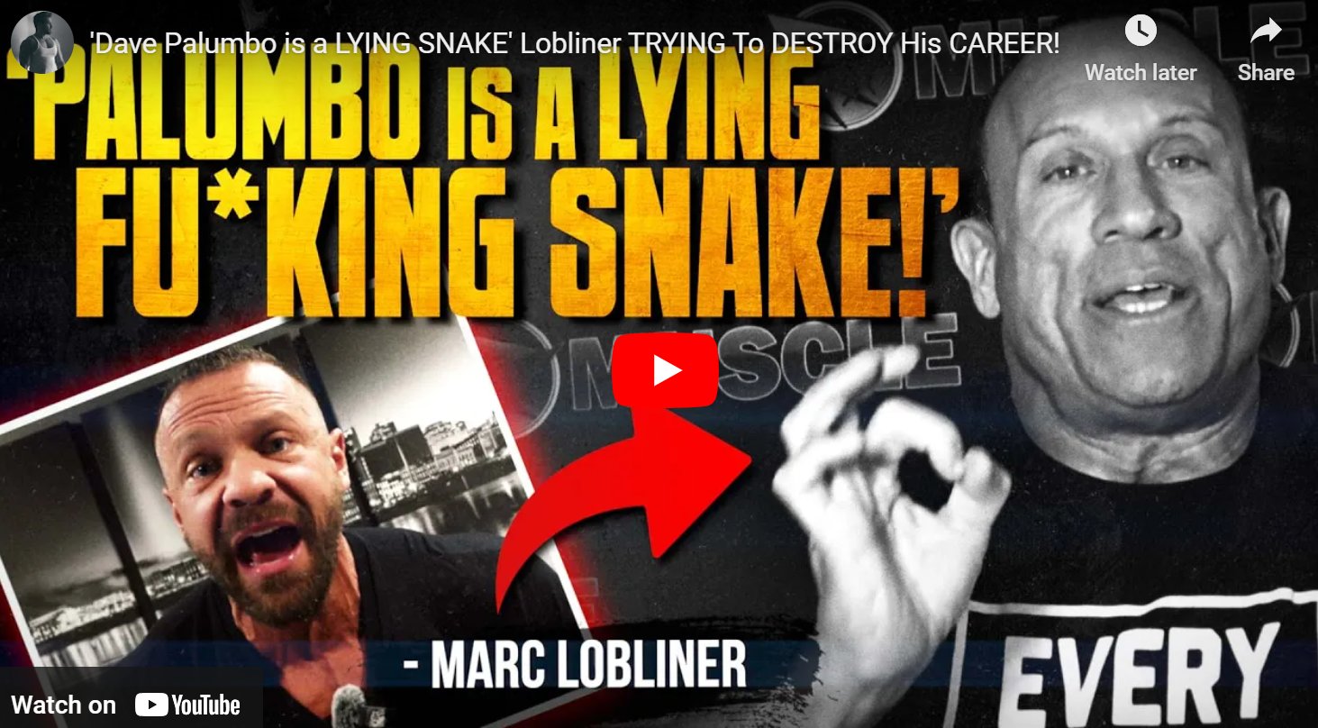 Dave-Palumbo-LYING-SNAKE- Lobliner- TRYING-To-DESTROY His CAREER