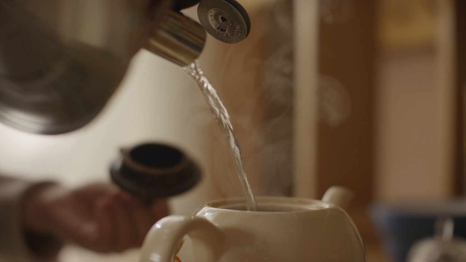 Drinking-Hot-Water